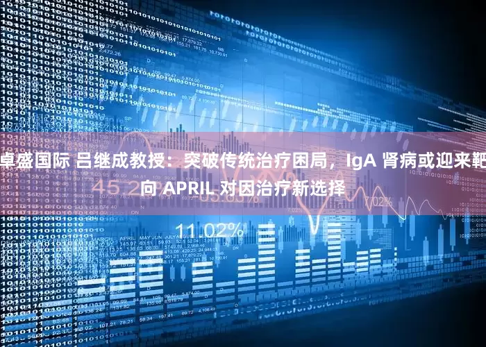 卓盛国际 吕继成教授：突破传统治疗困局，IgA 肾病或迎来靶向 APRIL 对因治疗新选择
