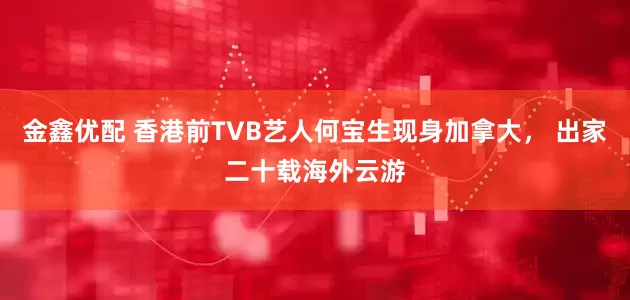 金鑫优配 香港前TVB艺人何宝生现身加拿大， 出家二十载海外云游